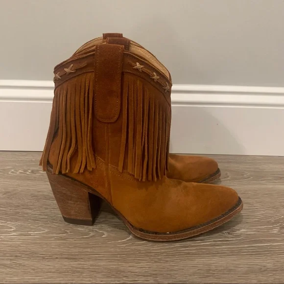 Idyllwind by Miranda Lambert Brown Fringe Leather Boots - Picture 4 of 7